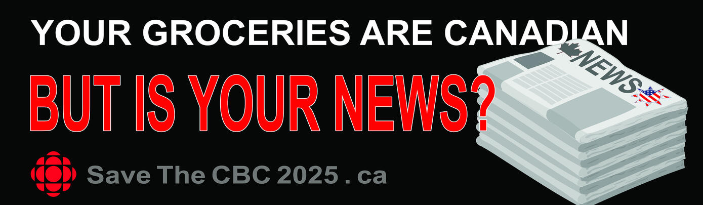 Your groceries are Canadian, but is your news? (English; rectangle)