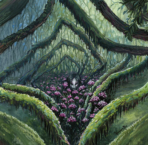 Garden Ghoul (Gouache)