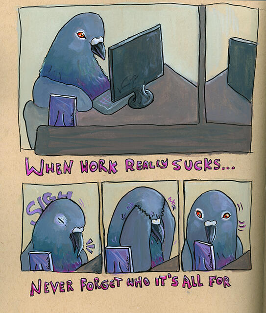 DO IT FOR HER - PG1 (Gouache)