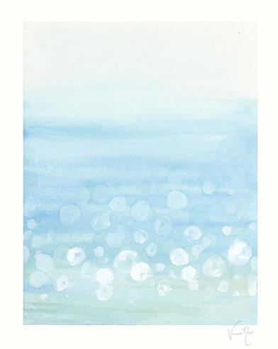 Out of Focus - Water (Watercolour & Gouache)