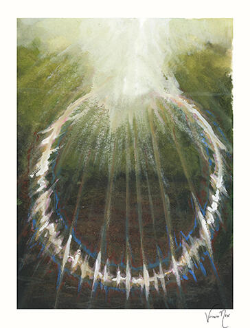 Lens Flare (Gouache)