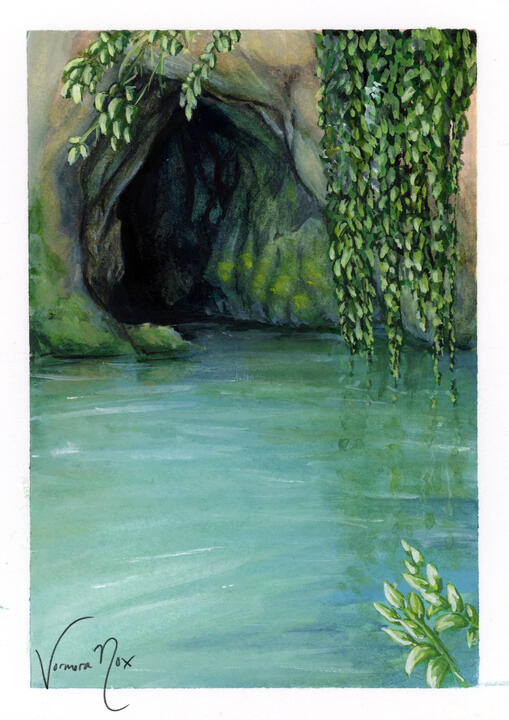Grotto (Gouache)
