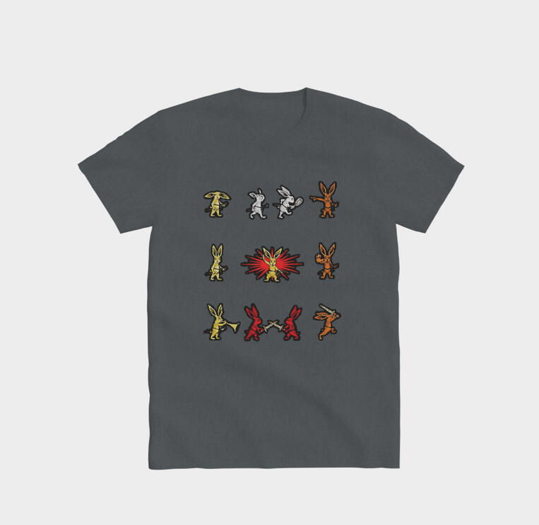 T-Shirt - KCD2 Hares &amp; Leipa Shield - Front