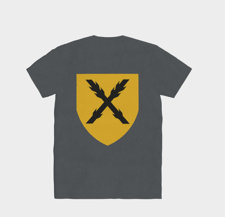 T-Shirt - KCD2 Hares &amp; Leipa Shield - Back