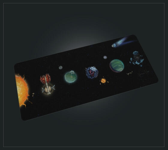 Desk Pad - Outer Wilds Solar System